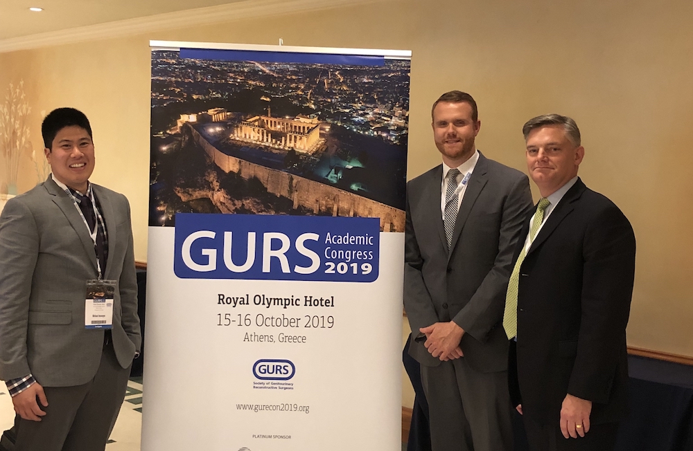 Dr. Inouye and Dr. Boysen with Dr. Peterson at GURS meeting in Athens