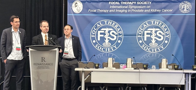 Dr Thomas J Polascik giving a closing remark of the symposium
