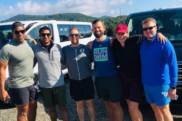 Duke Urology Residents outdoor group photo