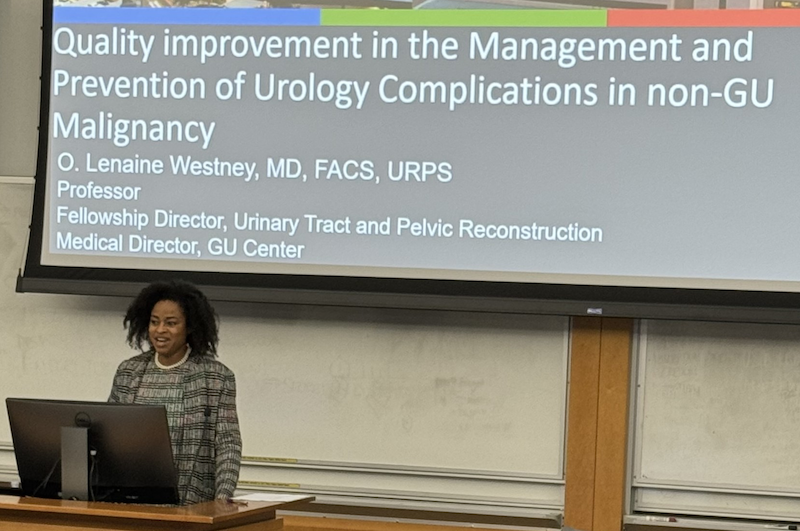 Lenaine Westney presents at Duke Friday in Urology