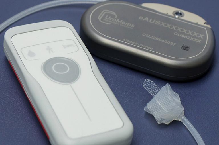 Remote for urinary sphincter