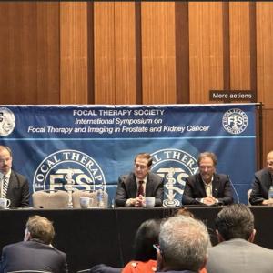 Thomas J. Polascik and Michael Rothberg, MD. participate in a panel discussion.